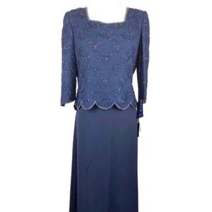 Adrianna Papell 2 piece Evening Gown SZ 8